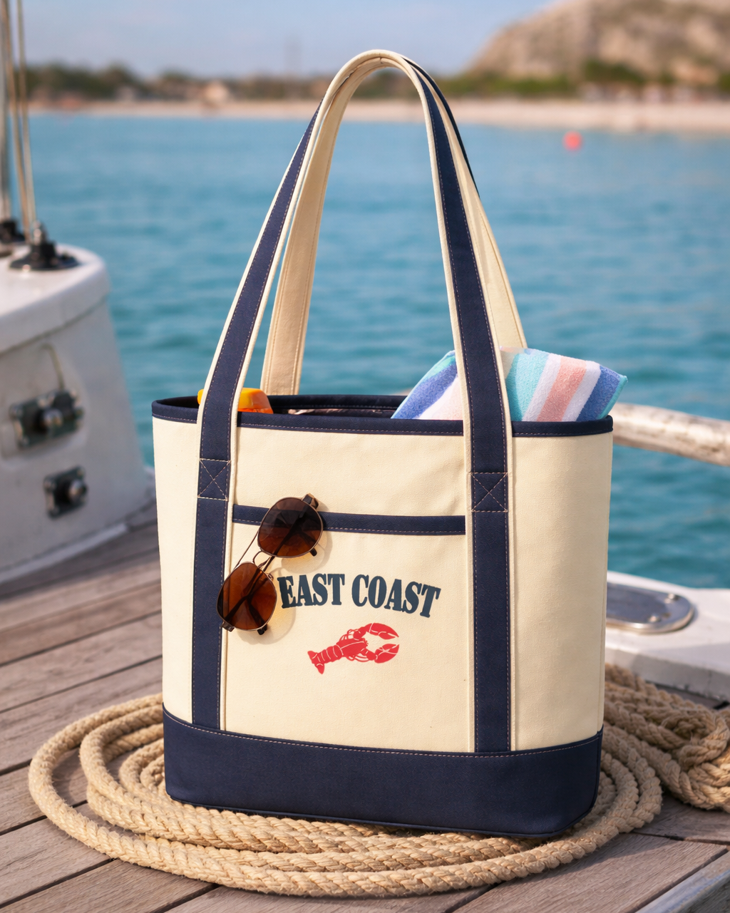 Salt & Tides Canvas East Coast Tote