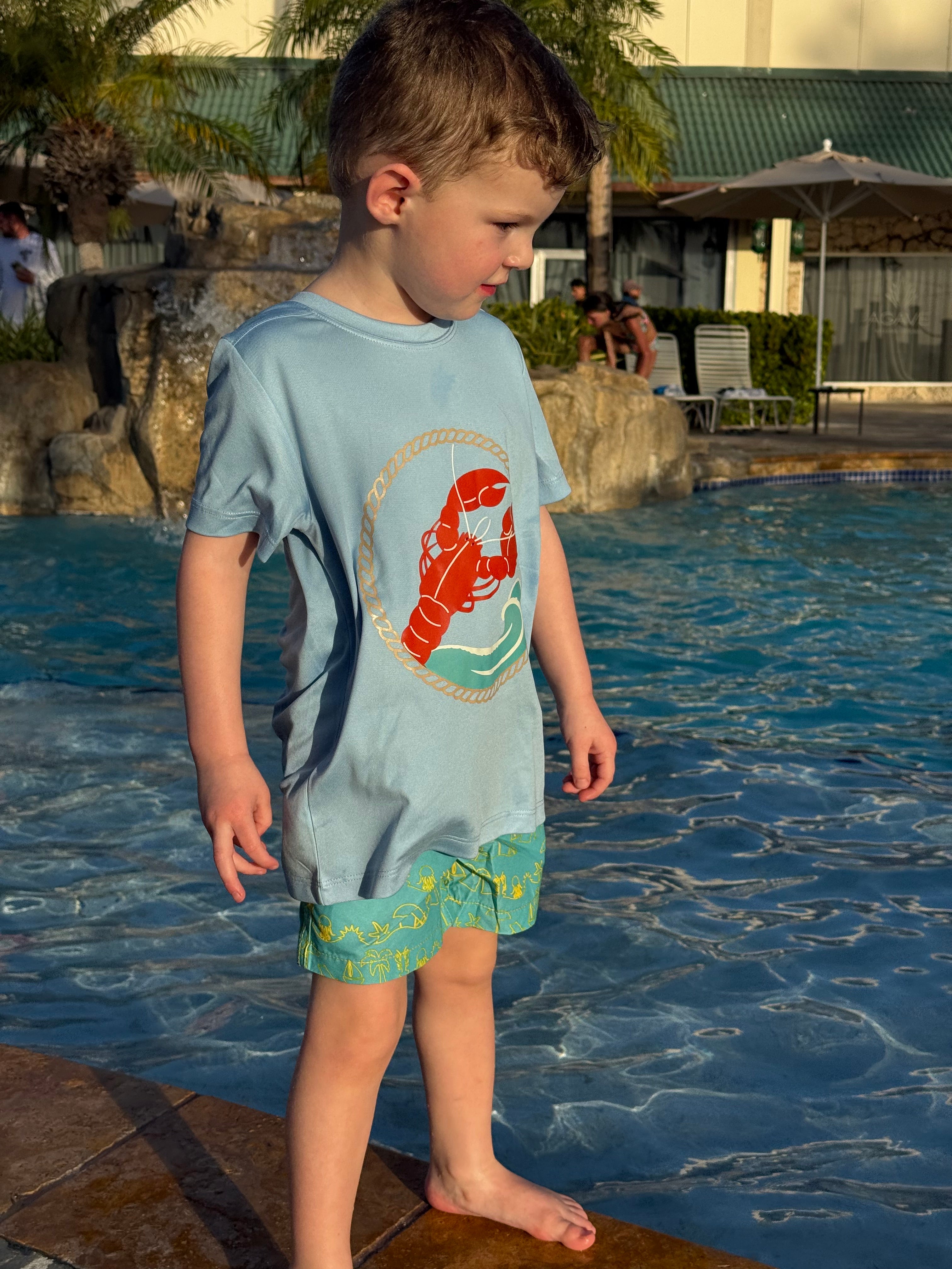 Salt & Tides Short Sleeve Sun Shirt | Youth