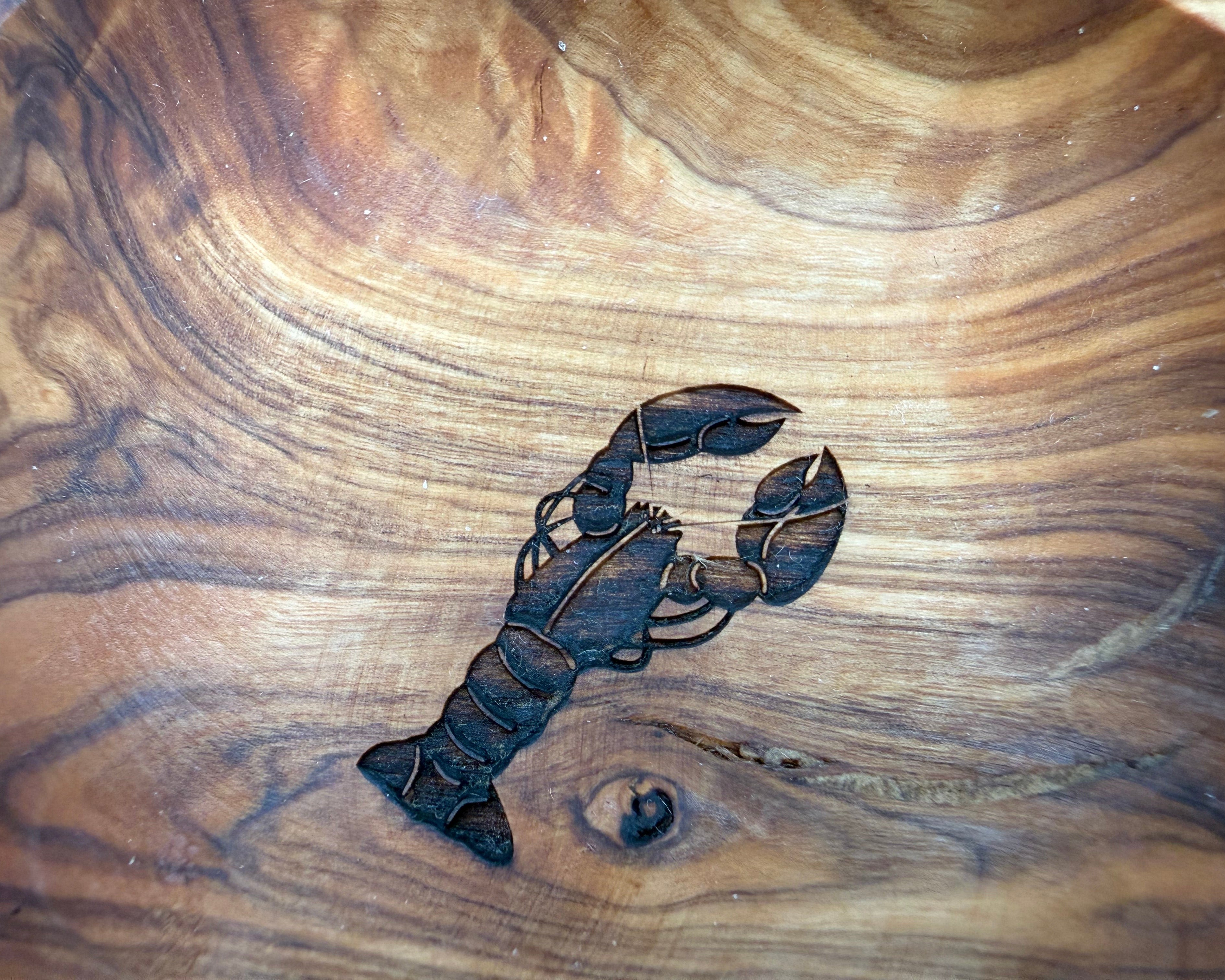 Salt & Tides Olive Wood Dipping Bowl