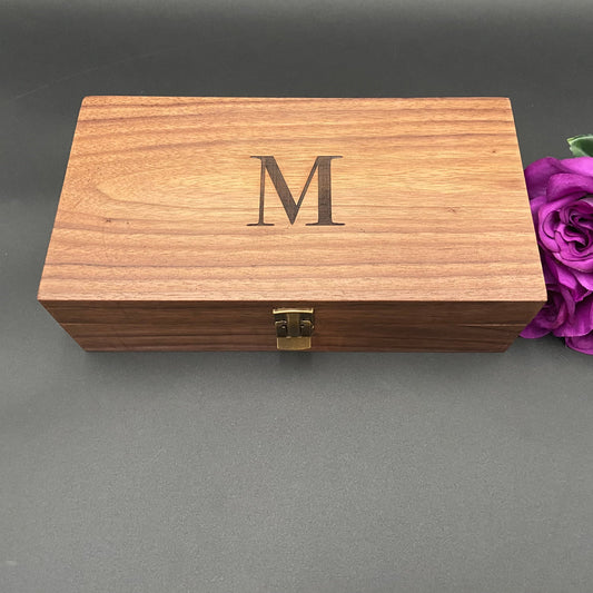 Handcrafted Black Walnut Keepsake Box