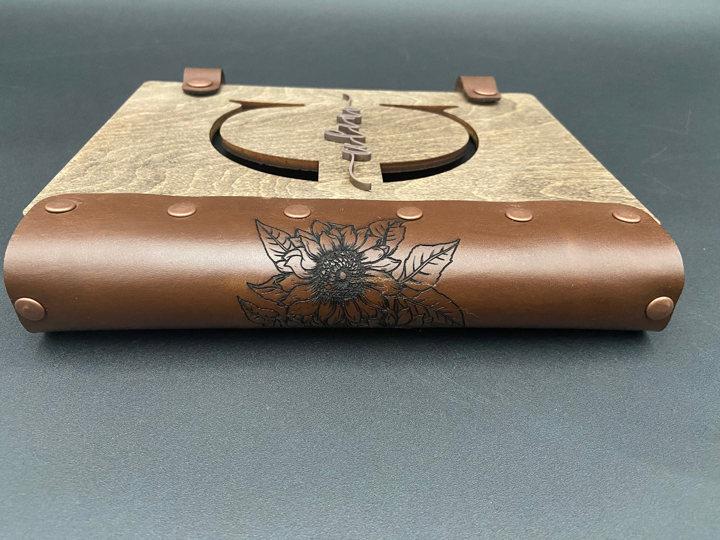 Handcrafted Wood + Leather Journal (A5 Refillable)