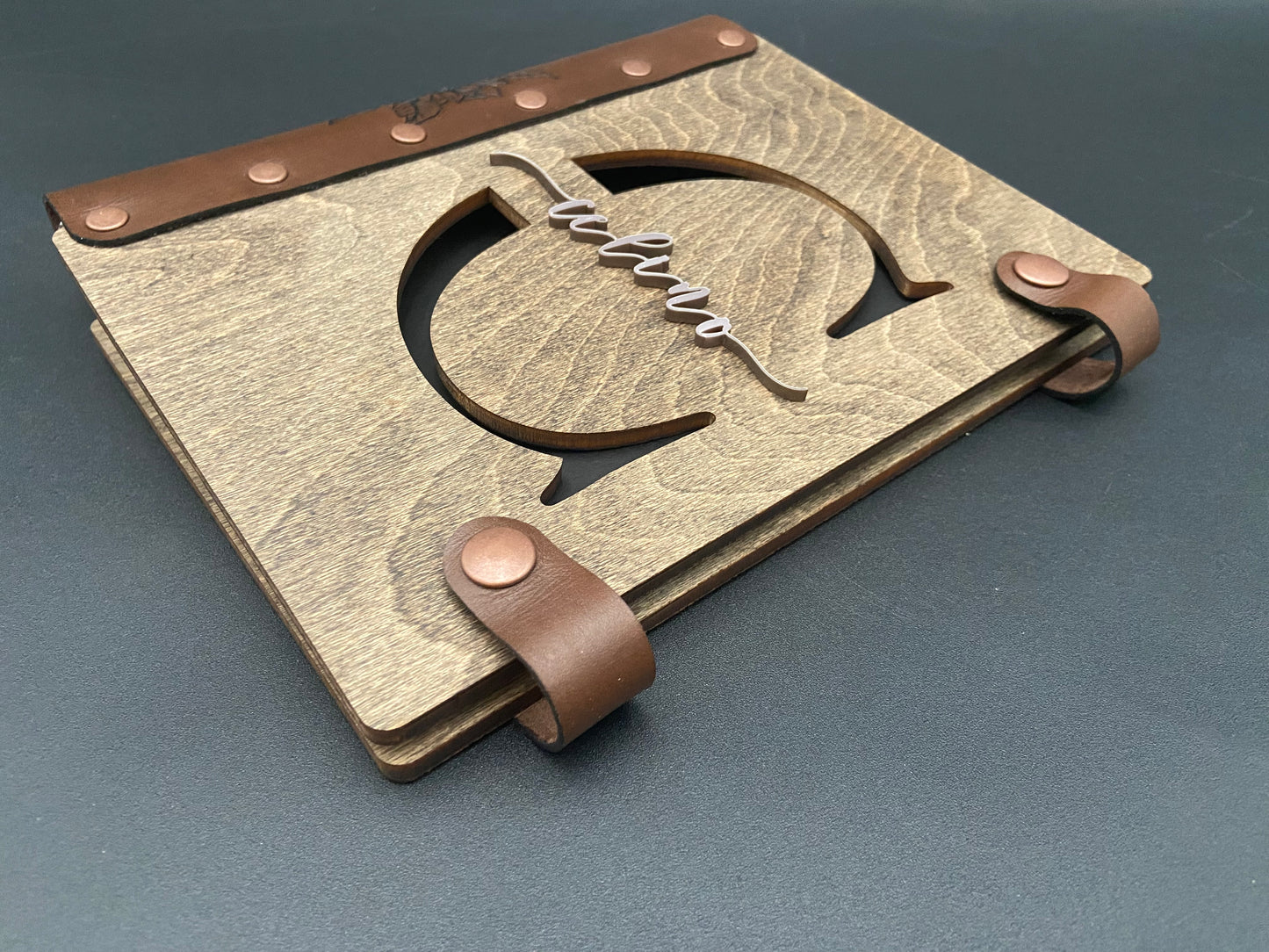 Handcrafted Wood + Leather Journal (A5 Refillable)