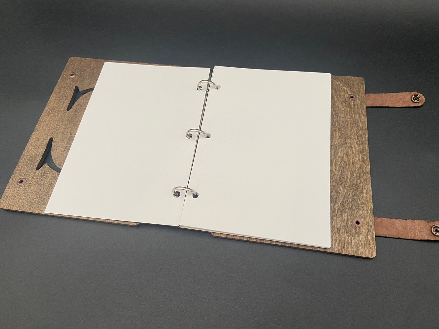 Handcrafted Wood + Leather Journal (A5 Refillable)