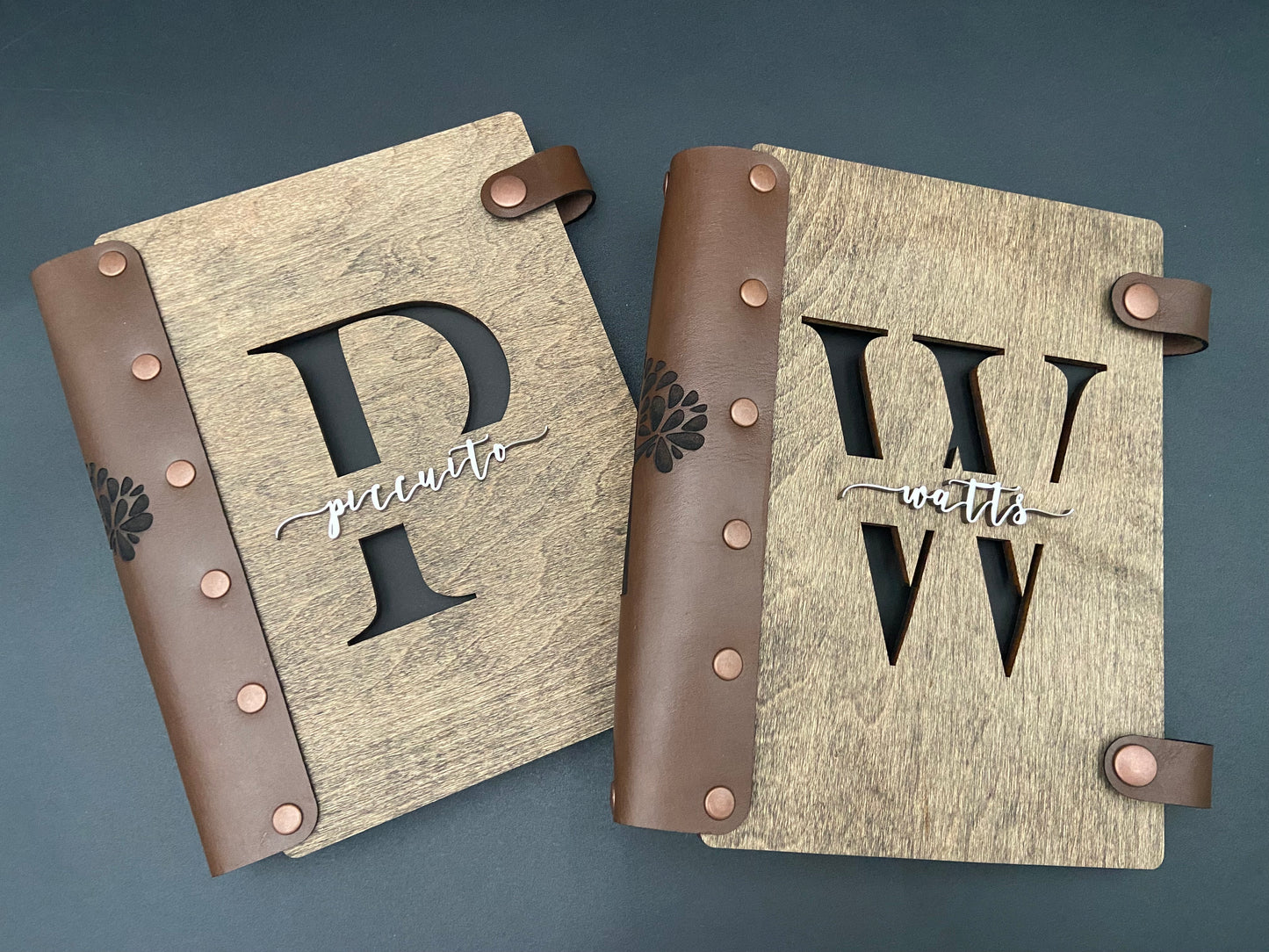 Handcrafted Wood + Leather Journal (A5 Refillable)
