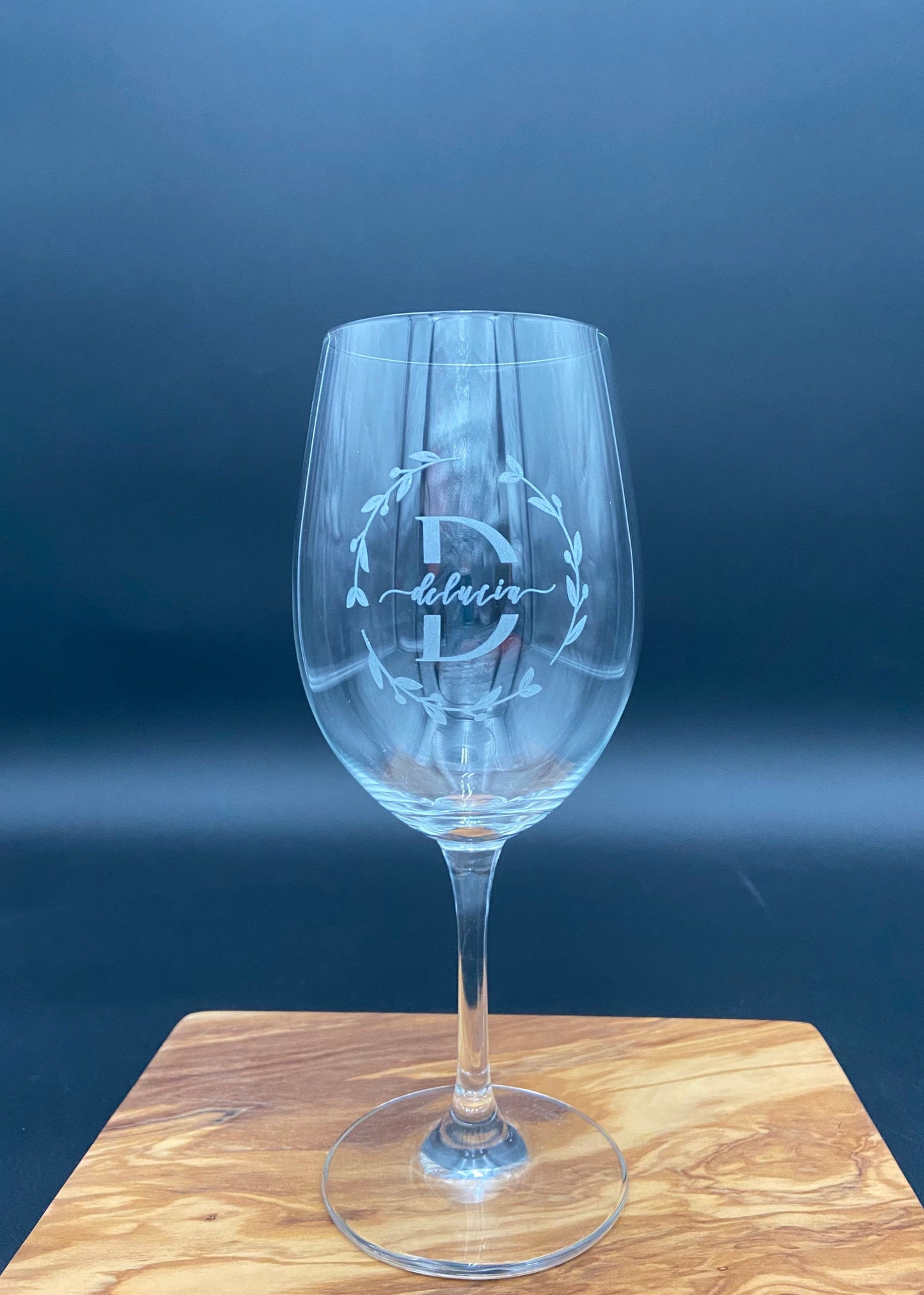 Etched Wine Glasses (set of 2)