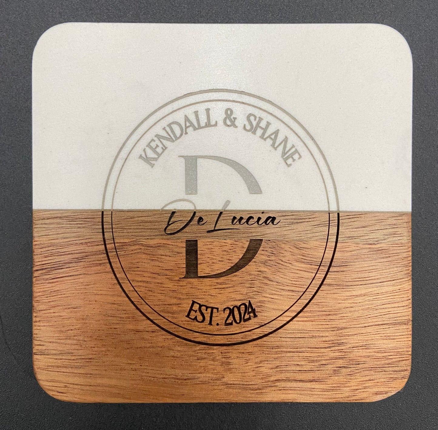 Custom Engraved Coaster Set