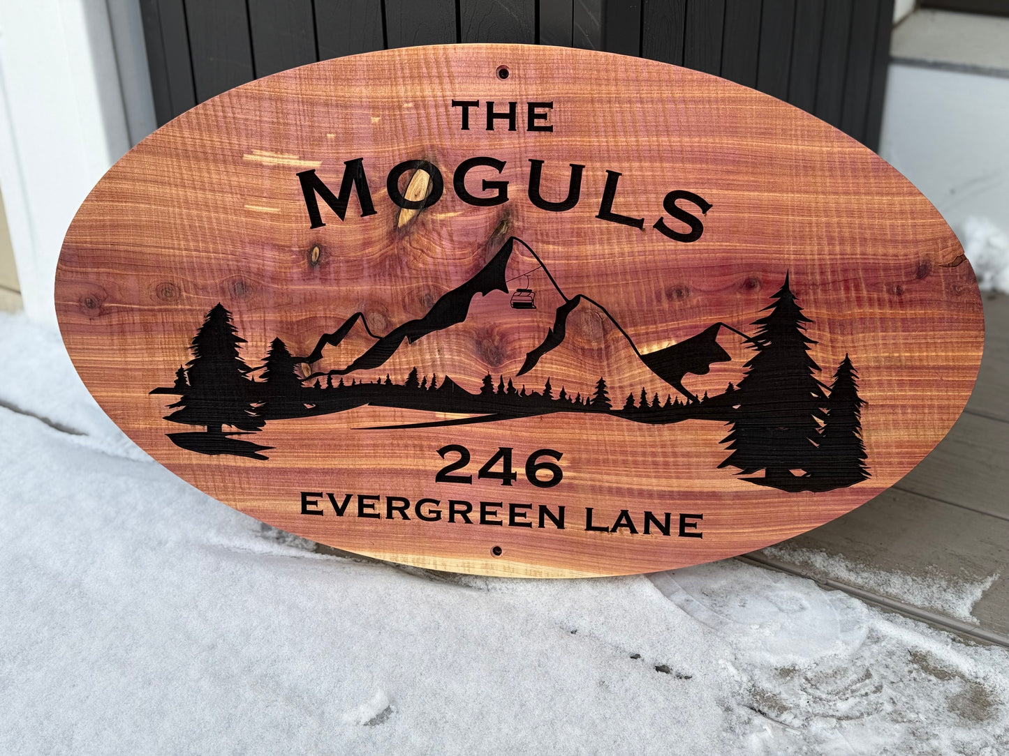 Handcrafted Outdoor Wood Sign