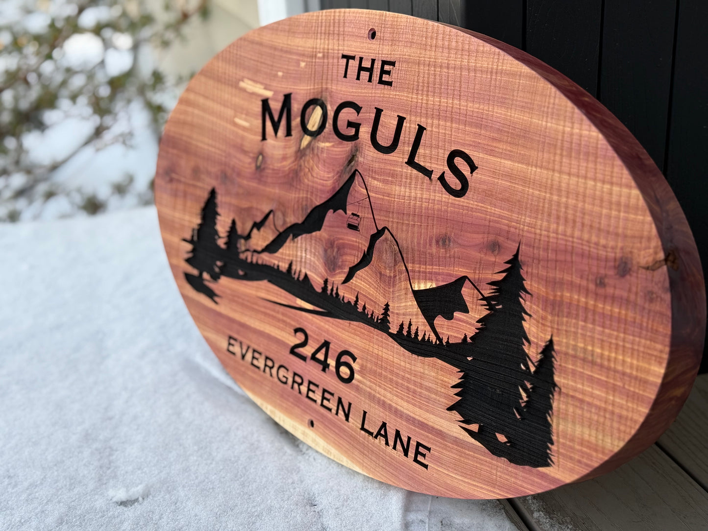 Handcrafted Outdoor Wood Sign