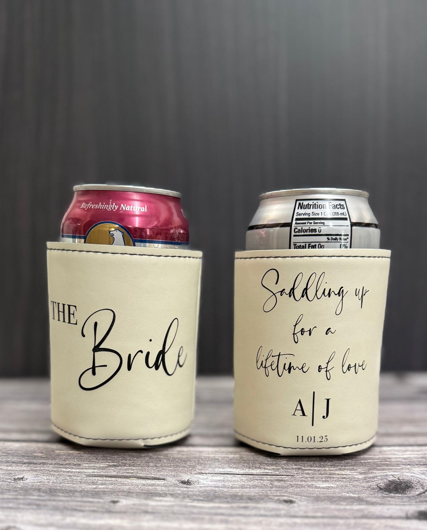 Premium 12oz Leatherette Can Cooler