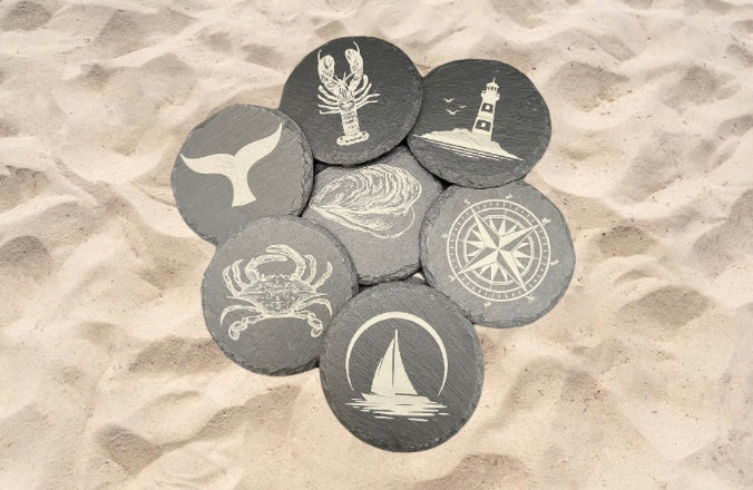 Custom Engraved Coaster Set