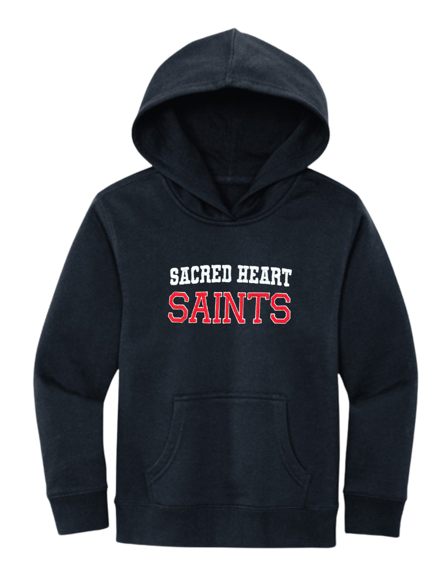 Sacred Heart Saints Embroidered Youth Hoodie