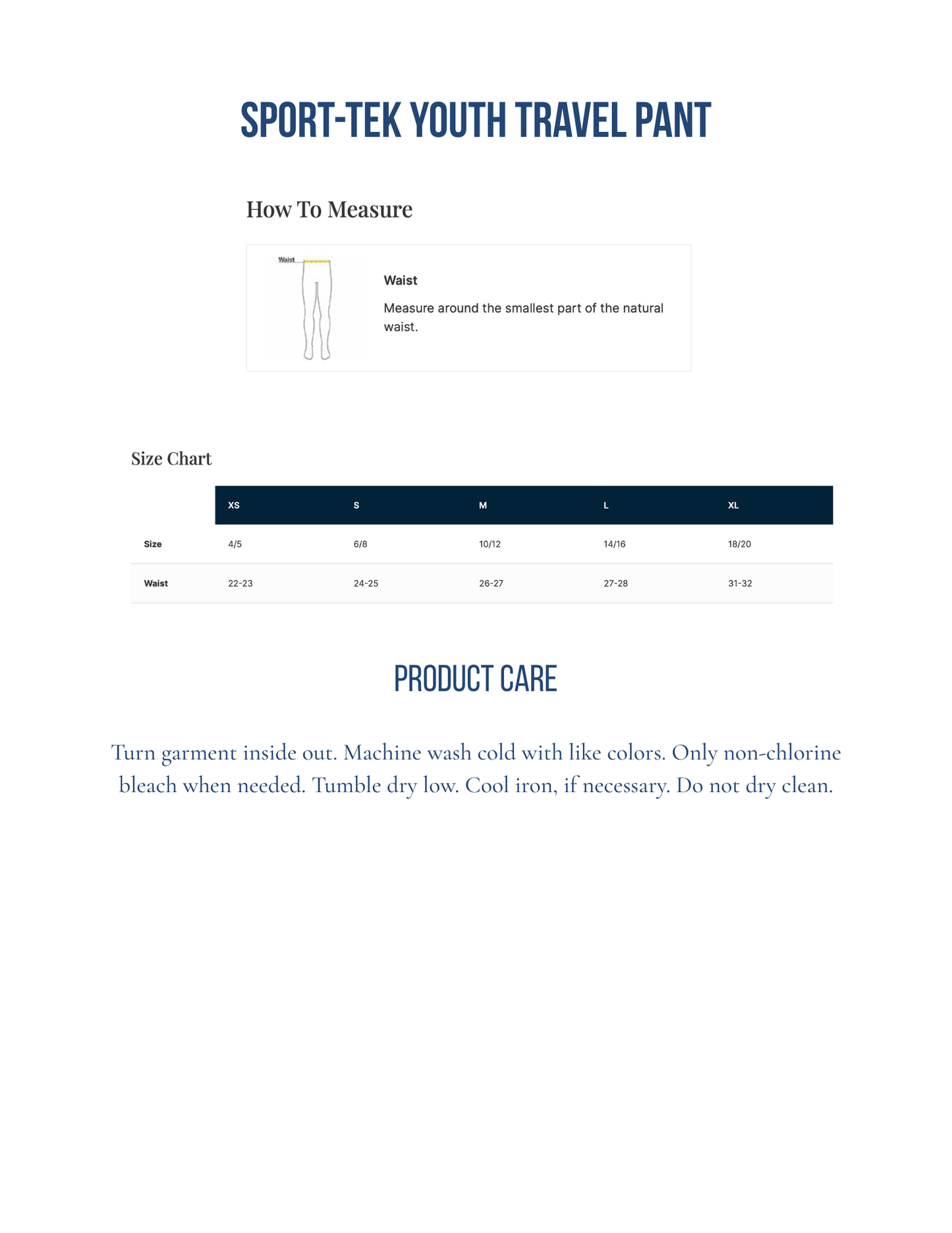 Sacred Heart Saints Youth Travel Jogger