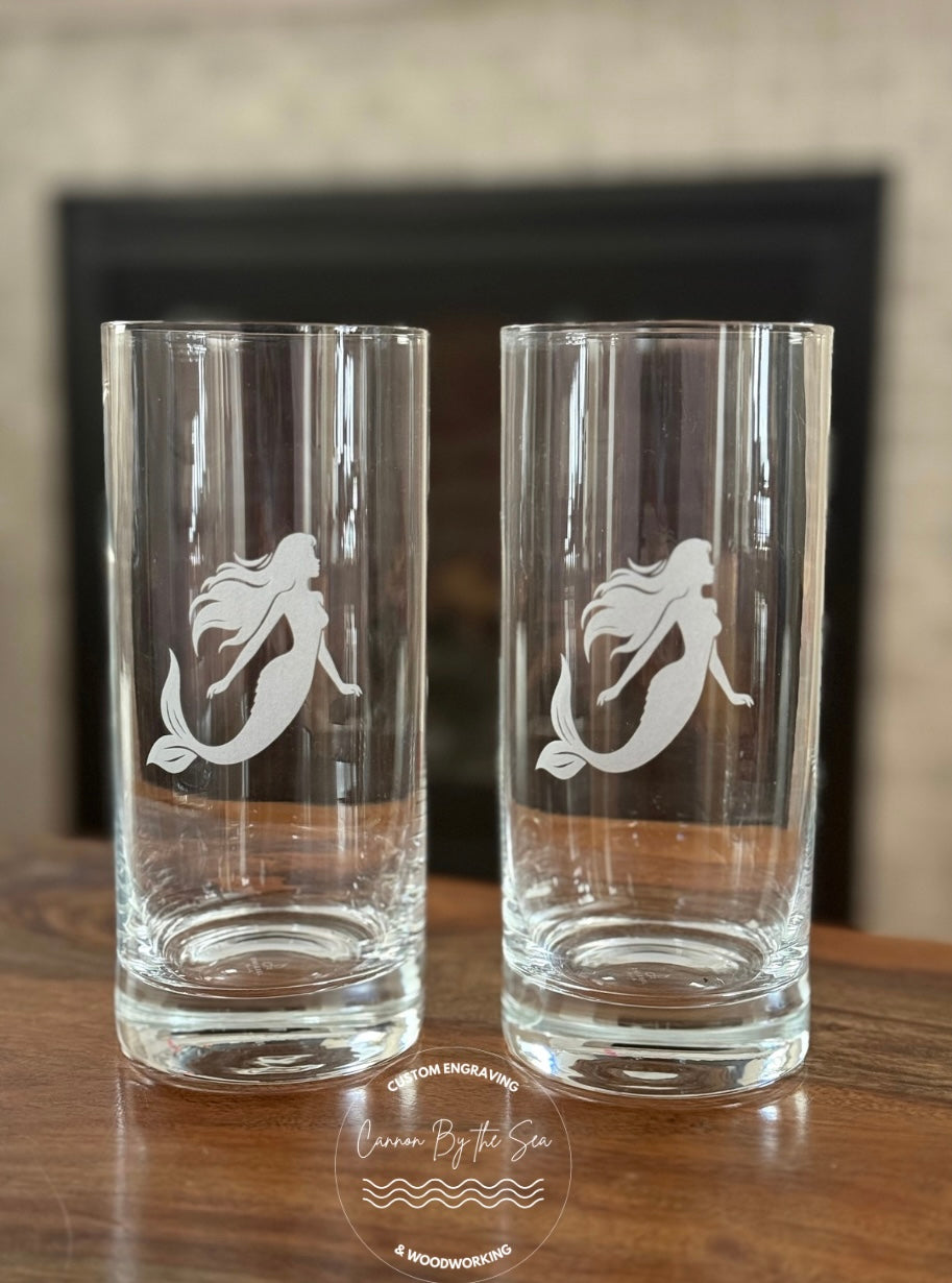 Tall Beverage Glasses (set of 2)