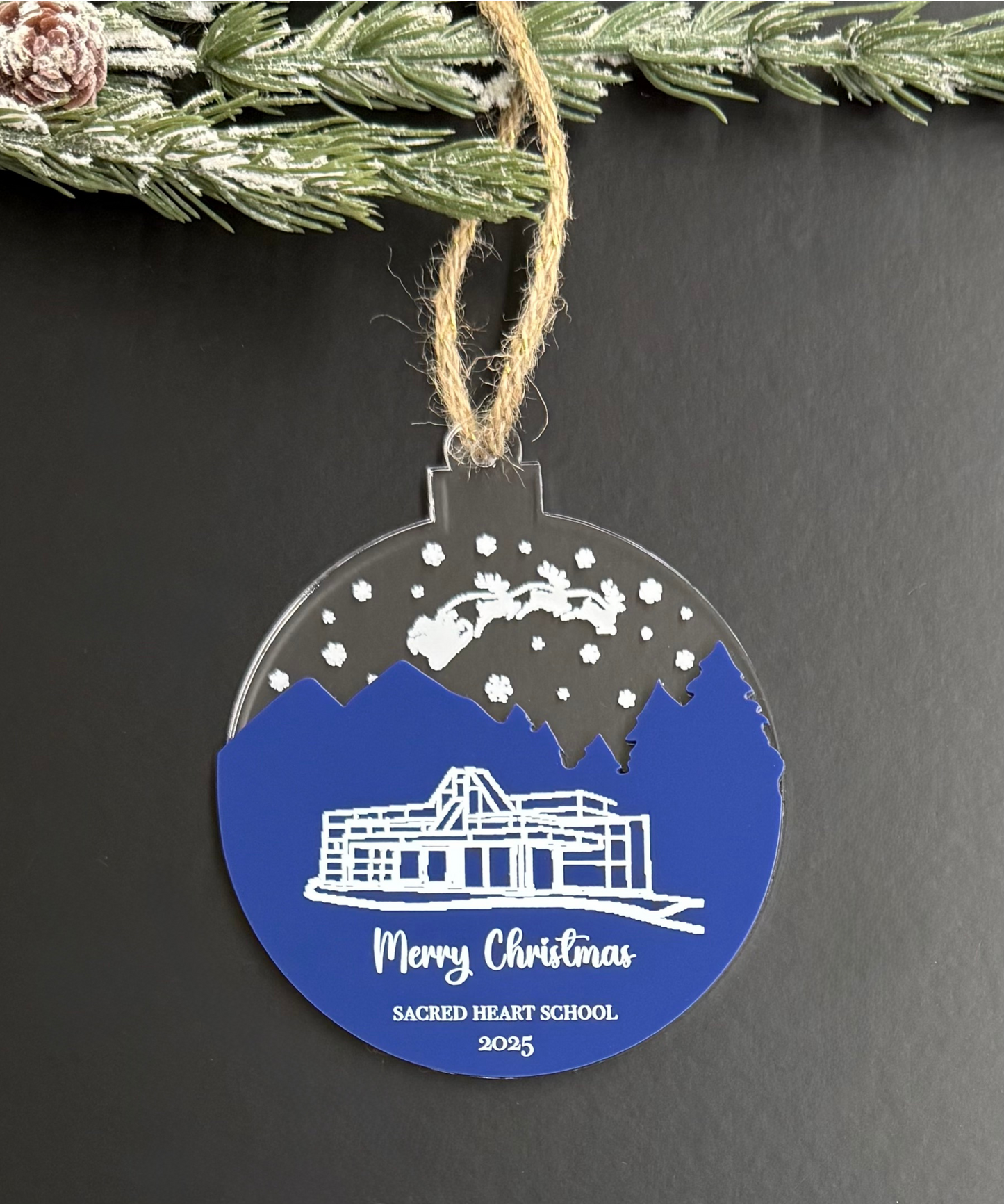 Sacred Heart Christmas Ornament – 2025 Edition