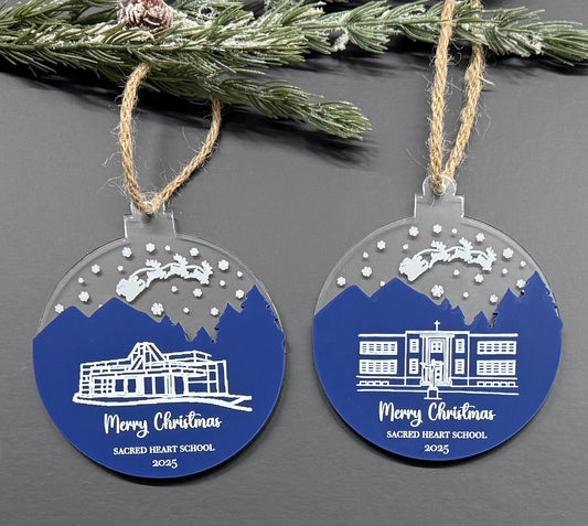 Sacred Heart Christmas Ornament – 2025 Edition