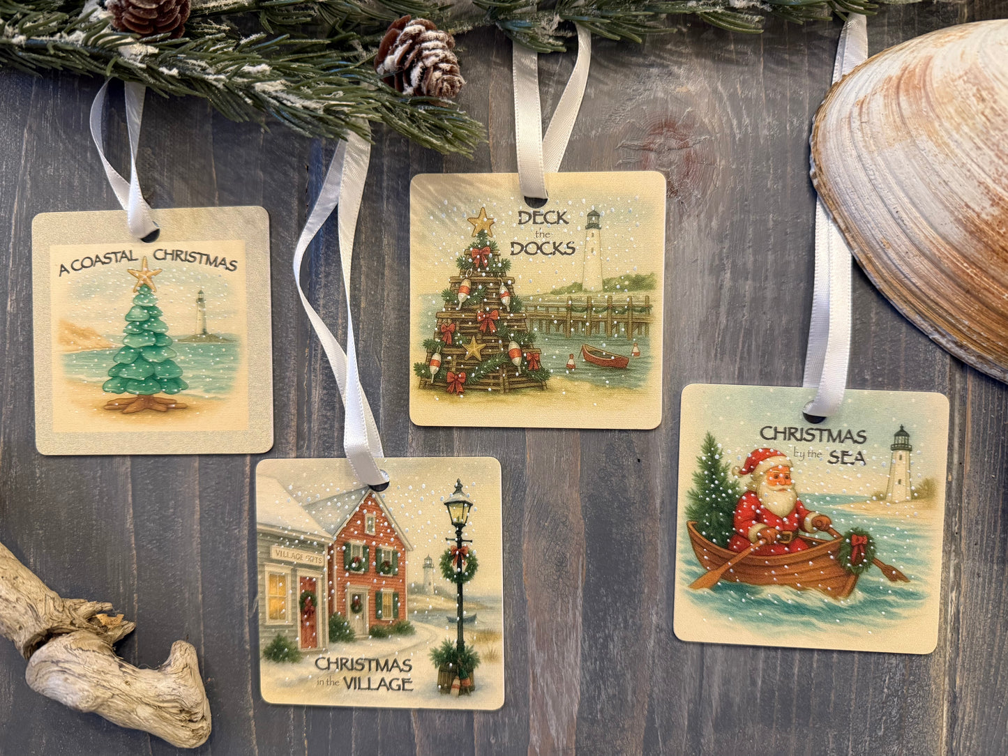 Coastal Massachusetts Ornament Collection