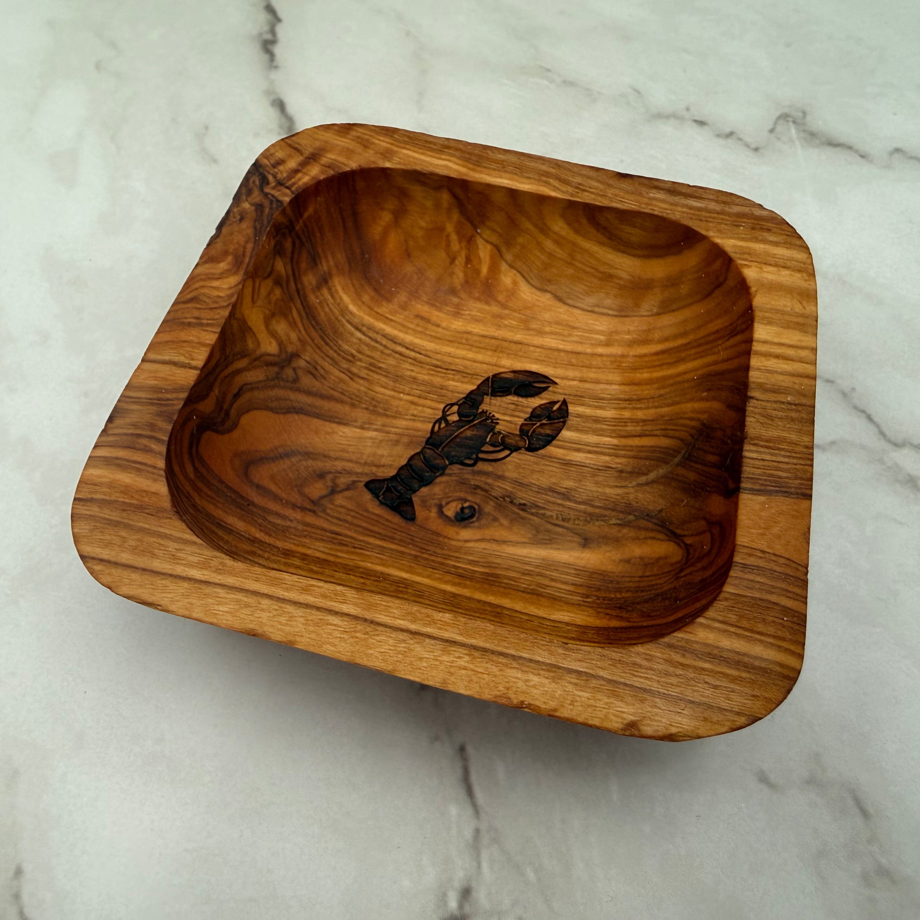 Salt & Tides Olive Wood Dipping Bowl