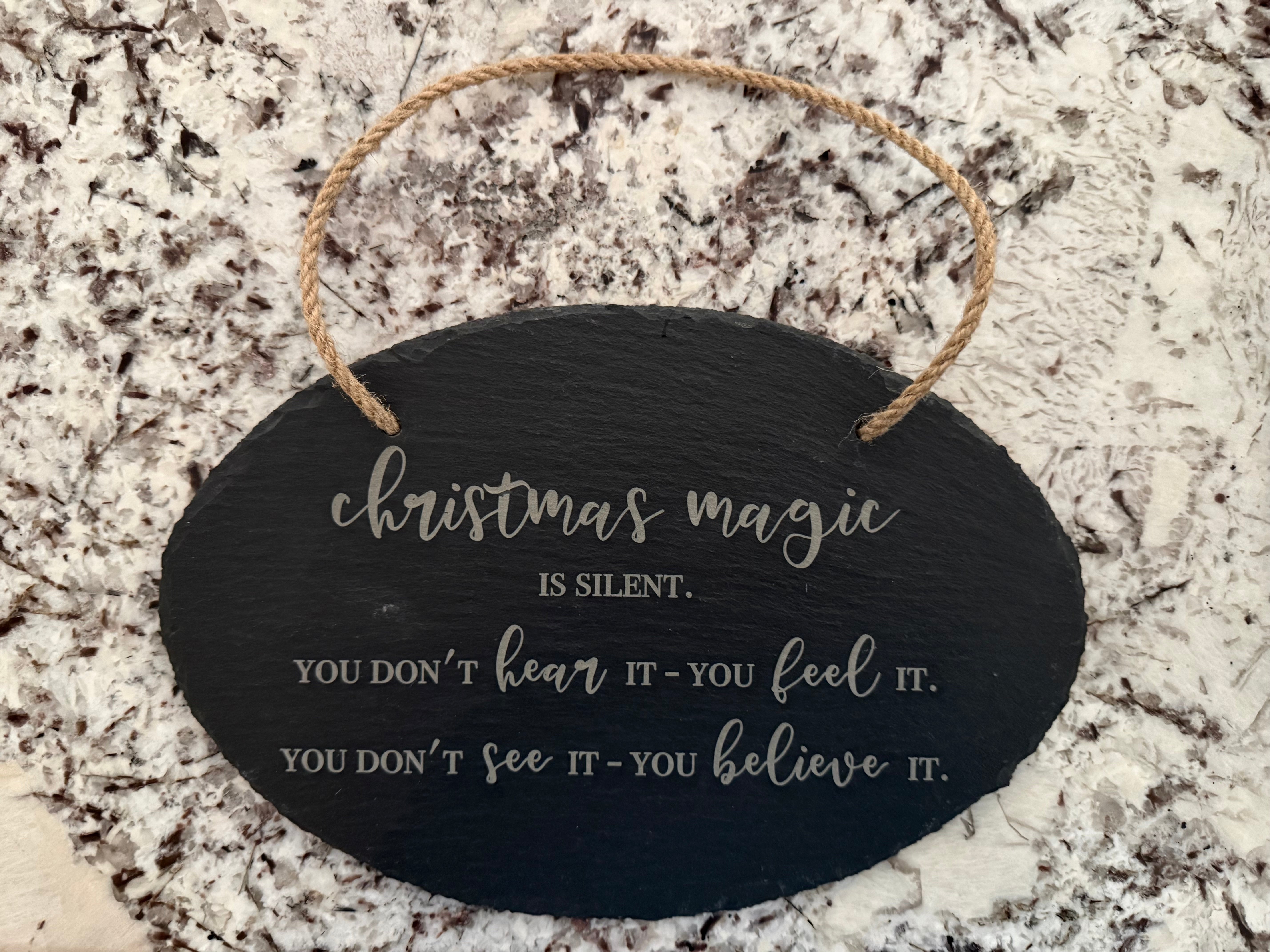 Engraved Slate Hanging Signs