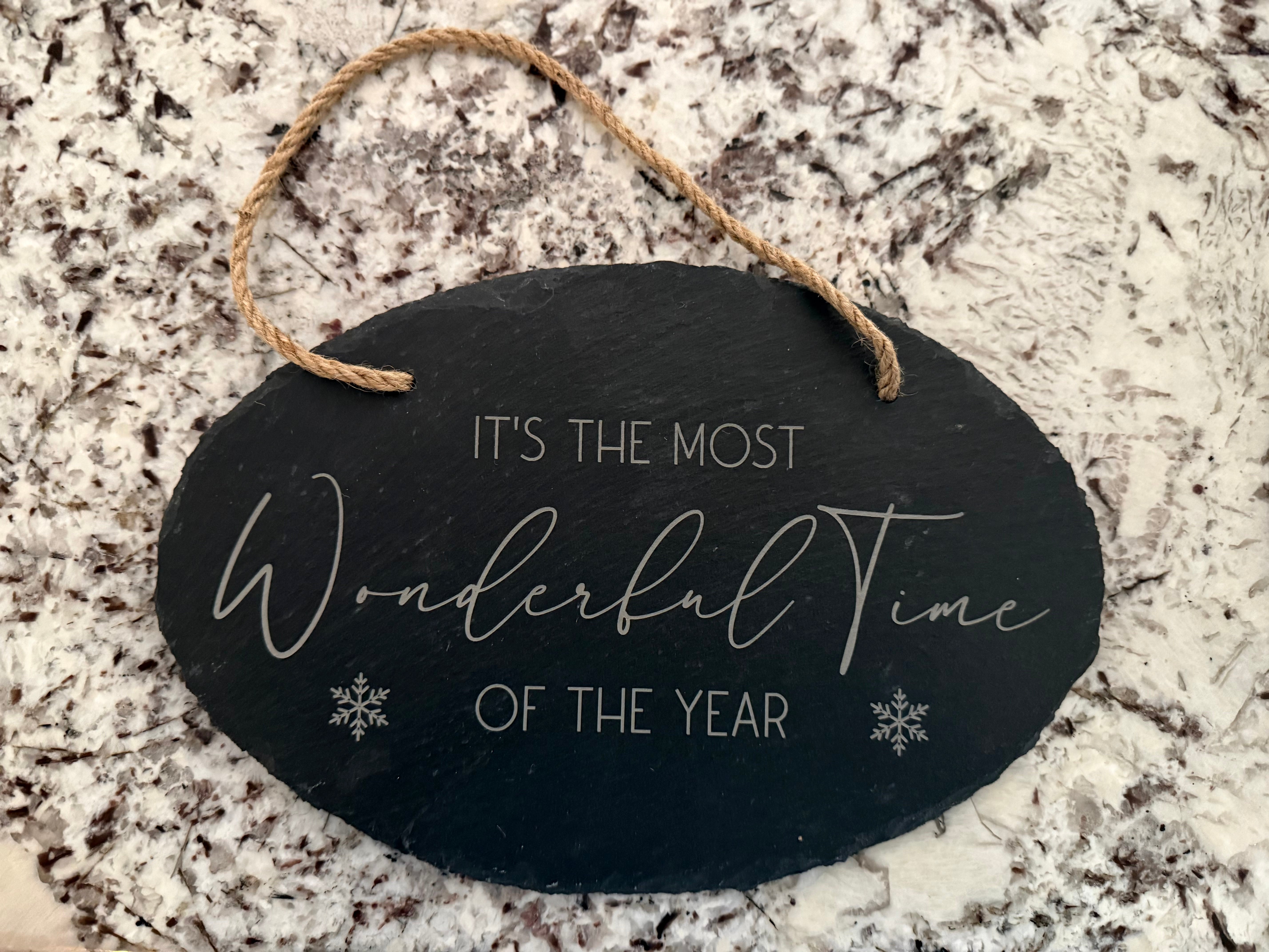 Engraved Slate Hanging Signs