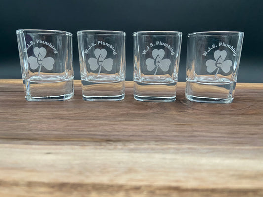 Engraved Shot Glasses (set of 4)