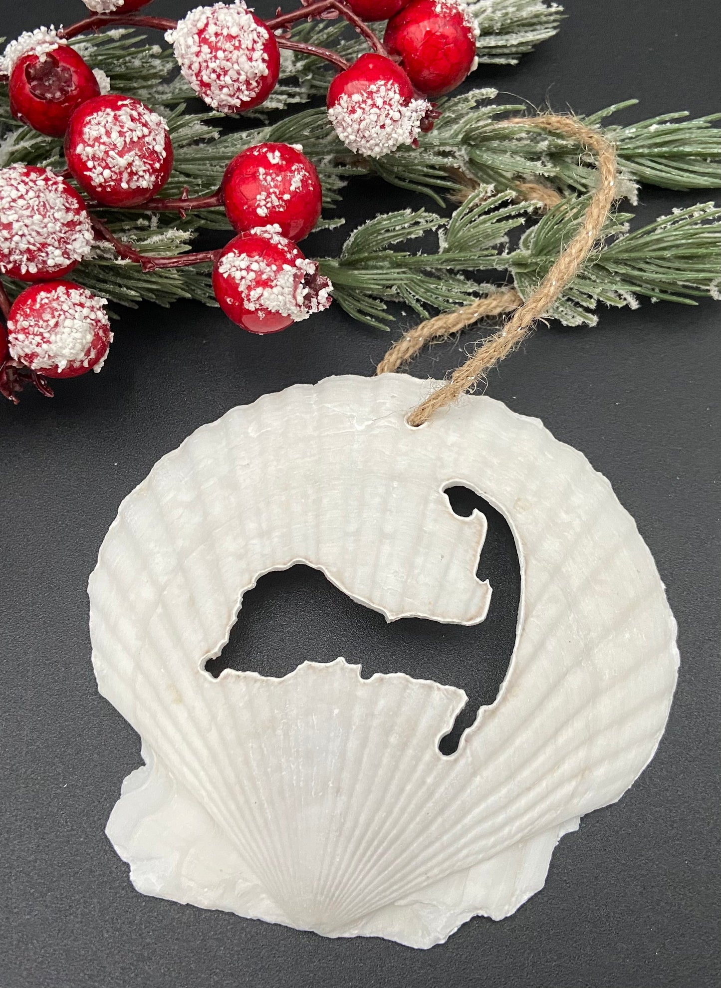 Laser-Cut Seashell Ornament