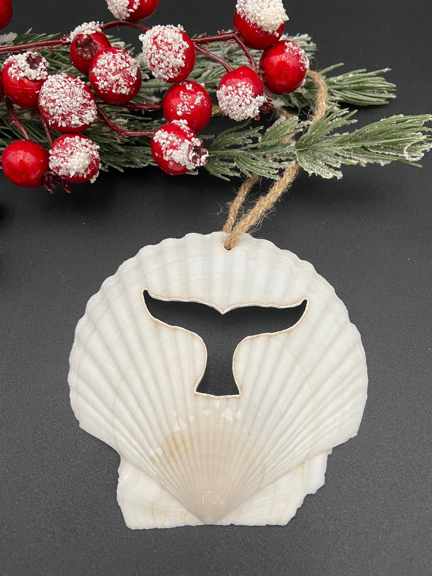 Laser-Cut Seashell Ornament