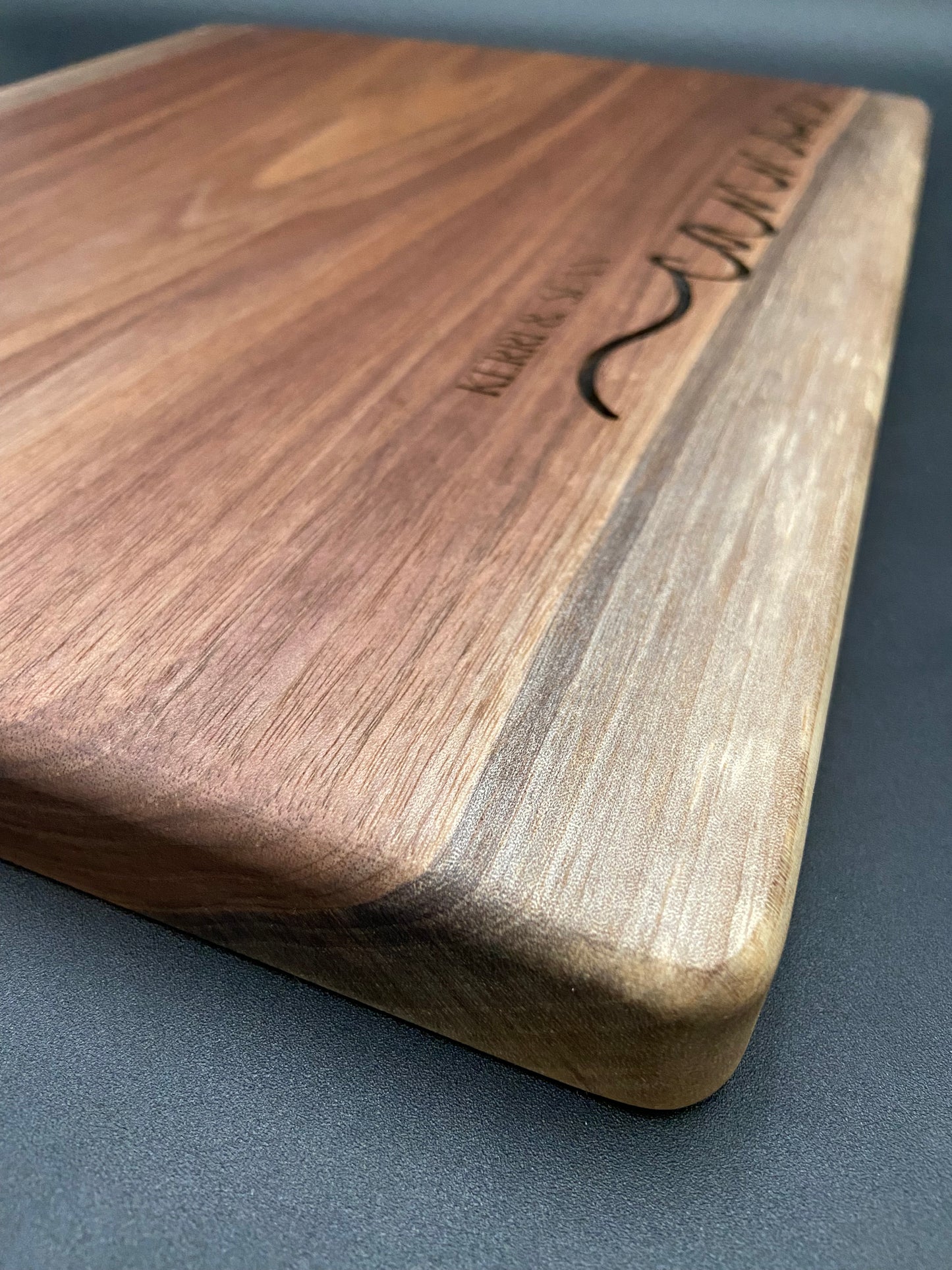 Live Edge Black Walnut Cutting Board