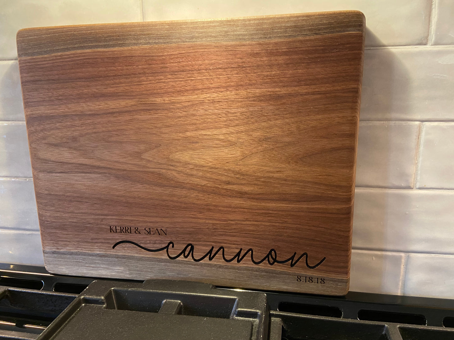 Live Edge Black Walnut Cutting Board