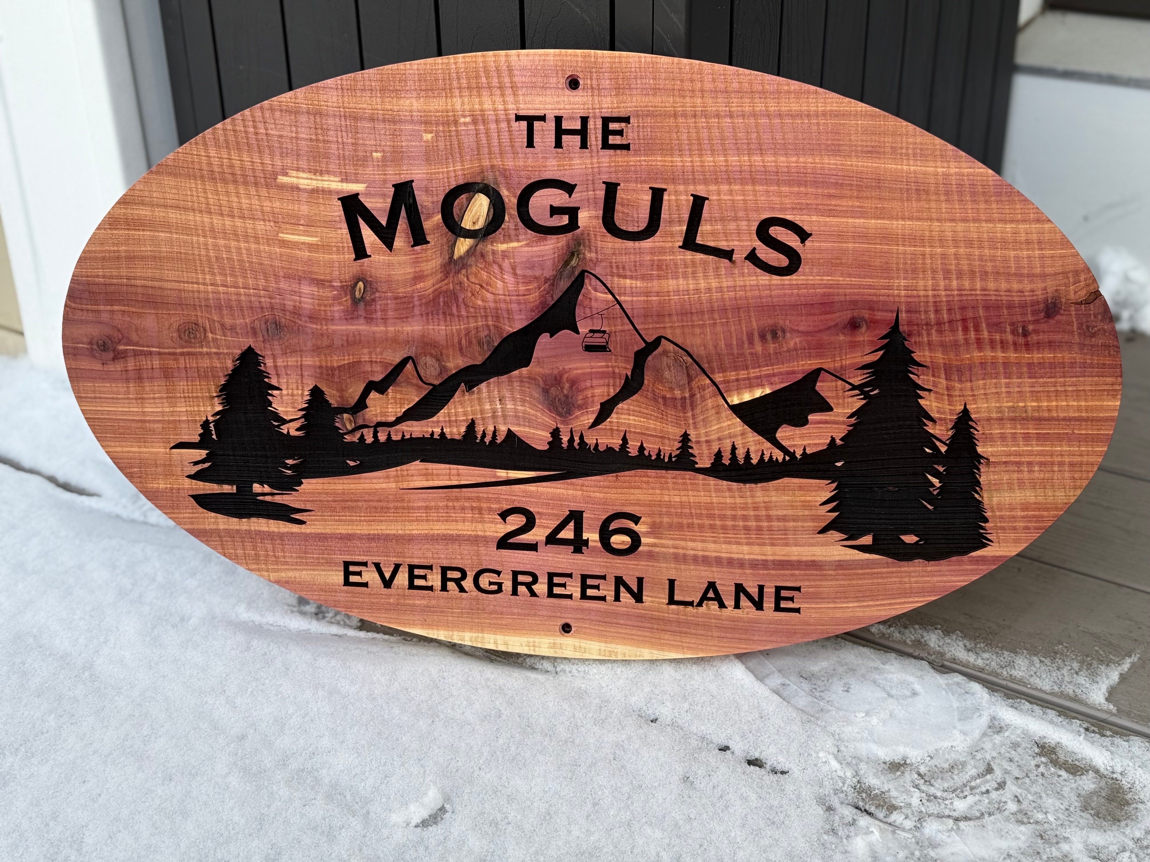 Handcrafted Outdoor Wood Sign