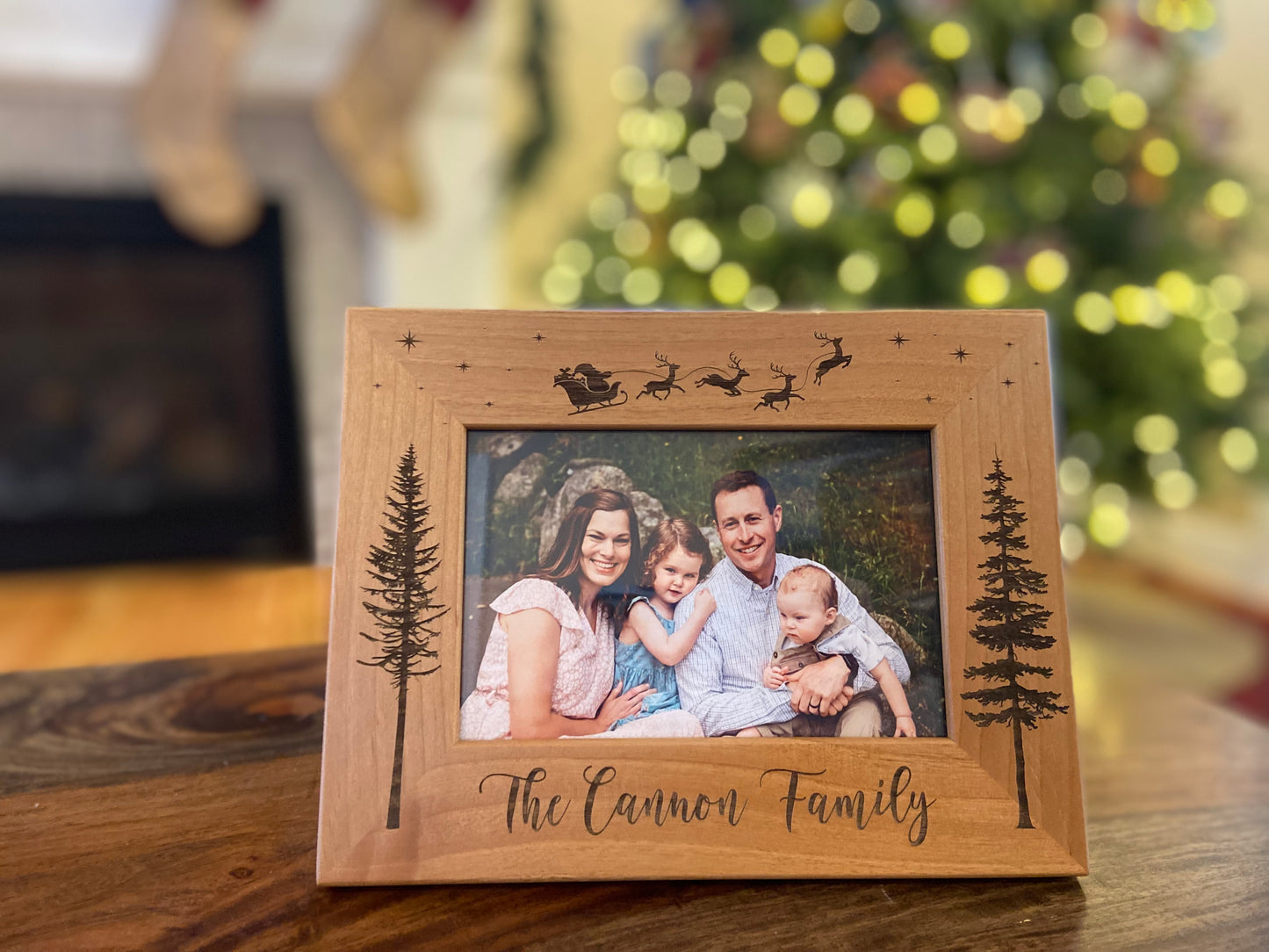 Family Christmas Photo Frame