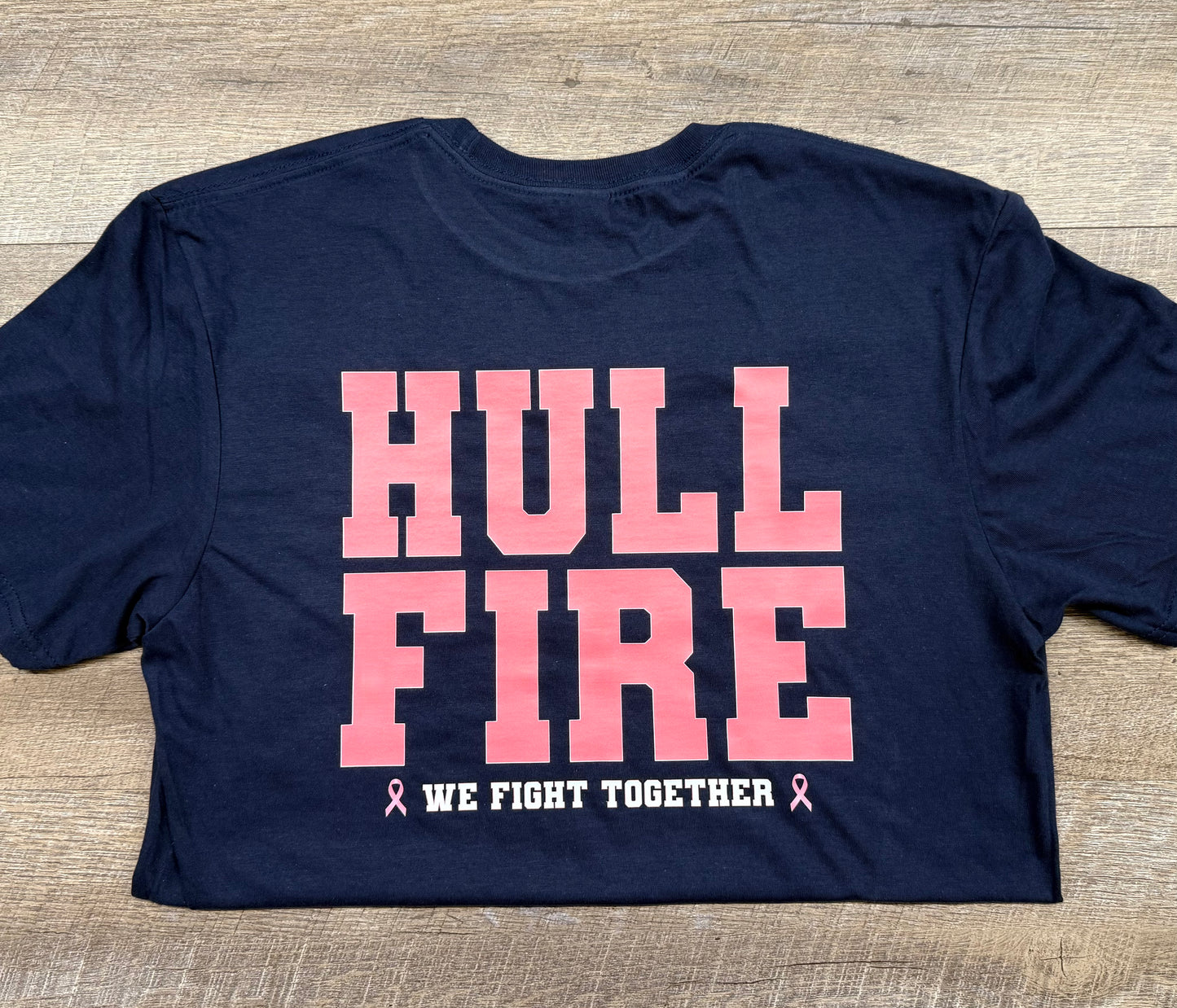 Hull Fire “We Fight Together” Tee – Breast Cancer Awareness Edition